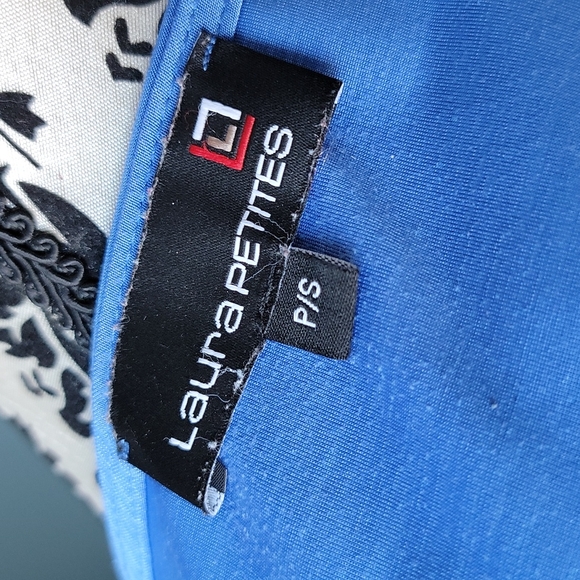 Laura Petites sleeveless blue top - Picture 7 of 8